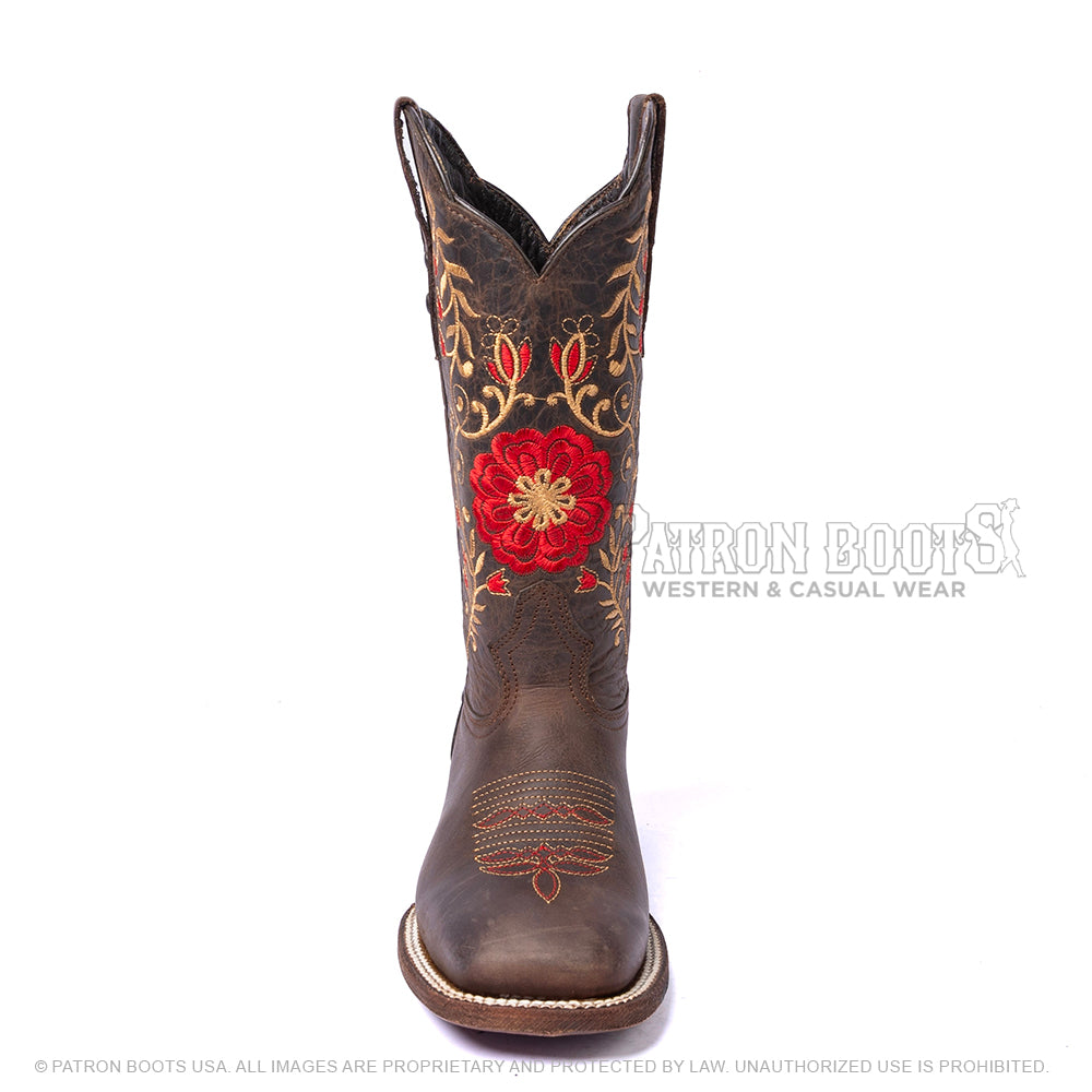 Botas Artillero Desert Brown / Red H-32 Flor