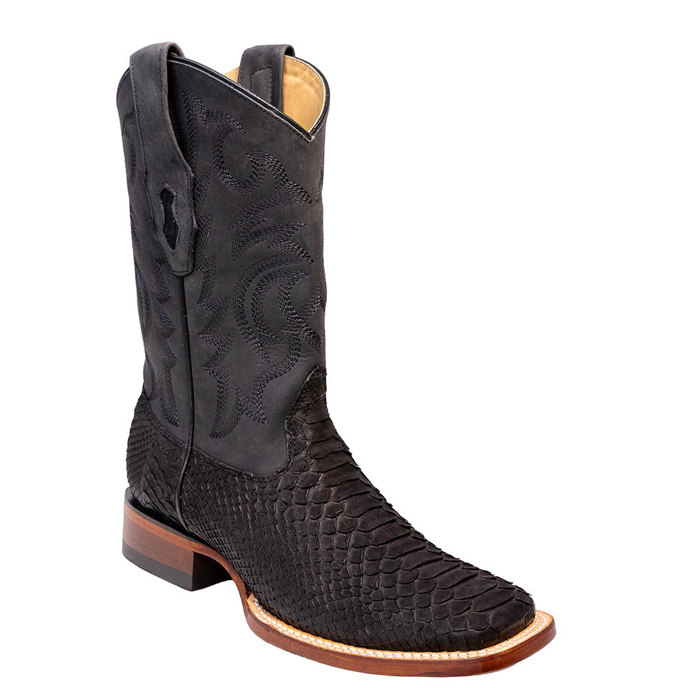 PYTHON SUEDE BLACK 822N5705