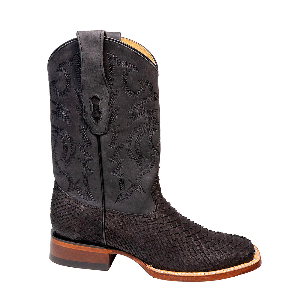 PYTHON SUEDE BLACK 822N5705