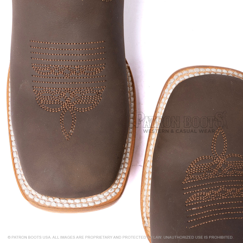 Cuatrero Boots Dama Texas Cherry Blossom Choco
