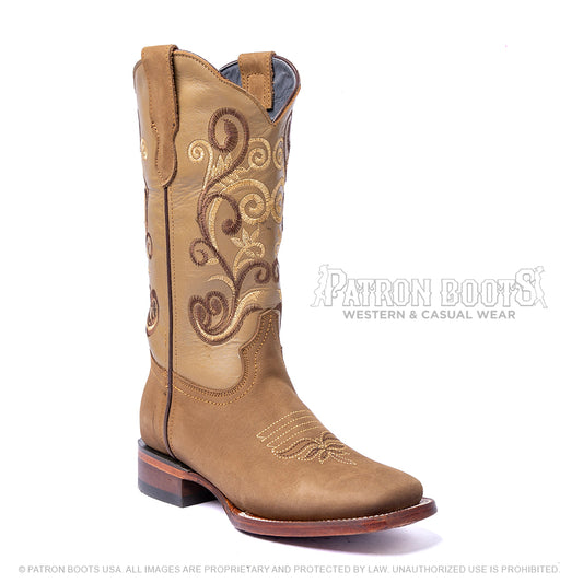 Los Angeles Boots Leather Nobuck Taupe 306361