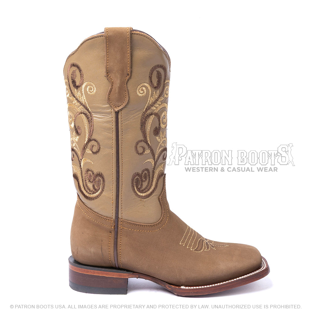 Los Angeles Boots Leather Nobuck Taupe 306361