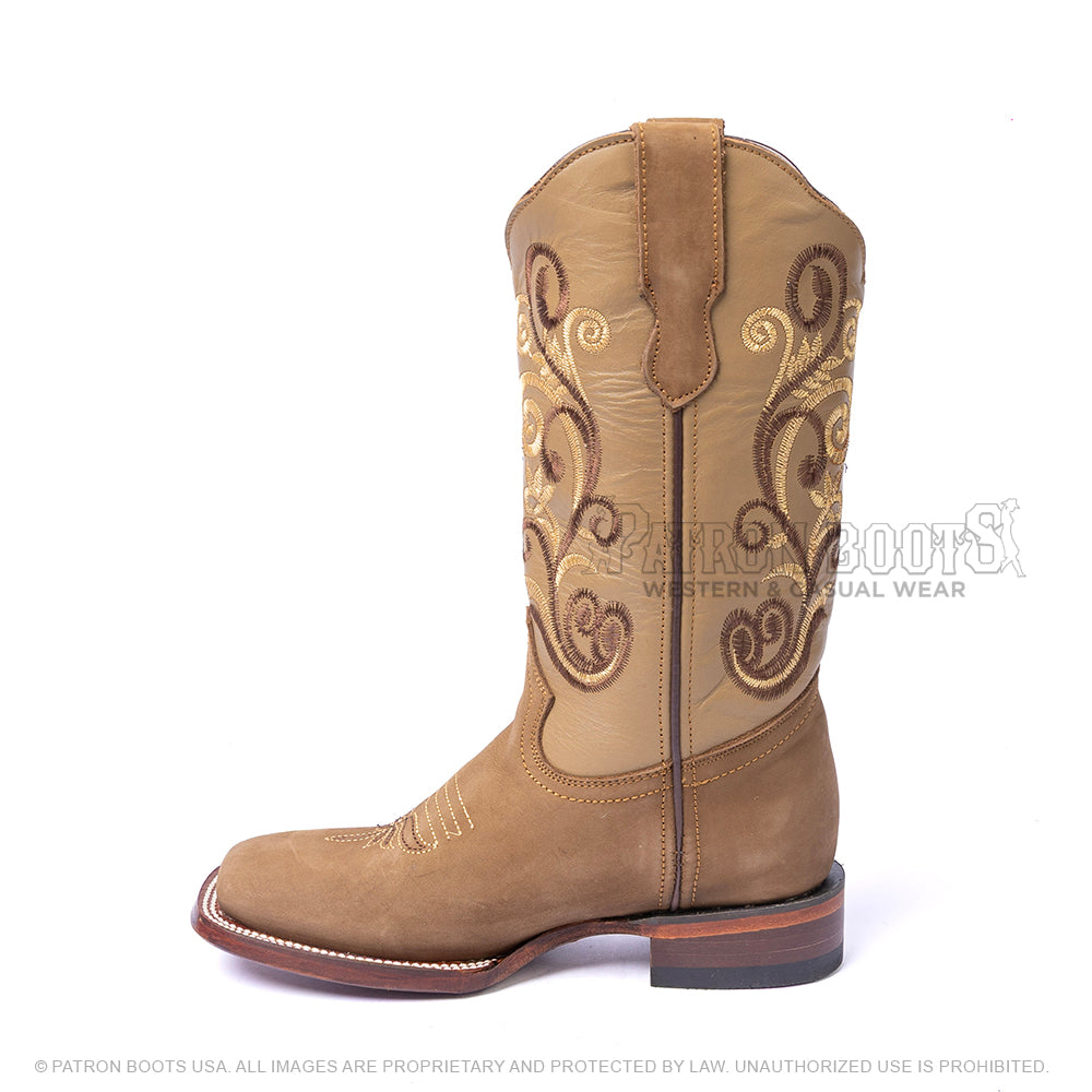 Los Angeles Boots Leather Nobuck Taupe 306361