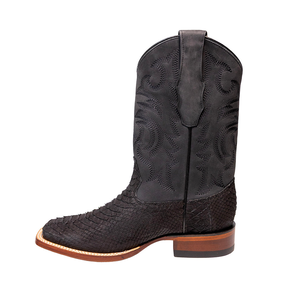 PYTHON SUEDE BLACK 822N5705