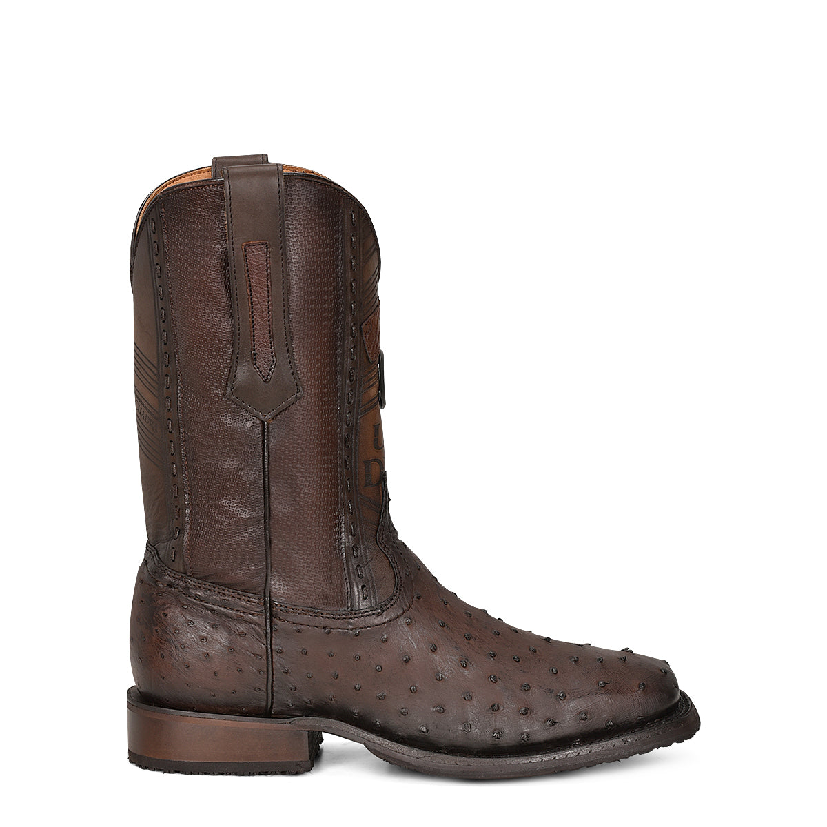 Cuadra Tabaco Ostrich Laser & Woven Square CU664