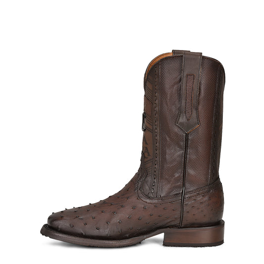Cuadra Tabaco Ostrich Laser & Woven Square CU664