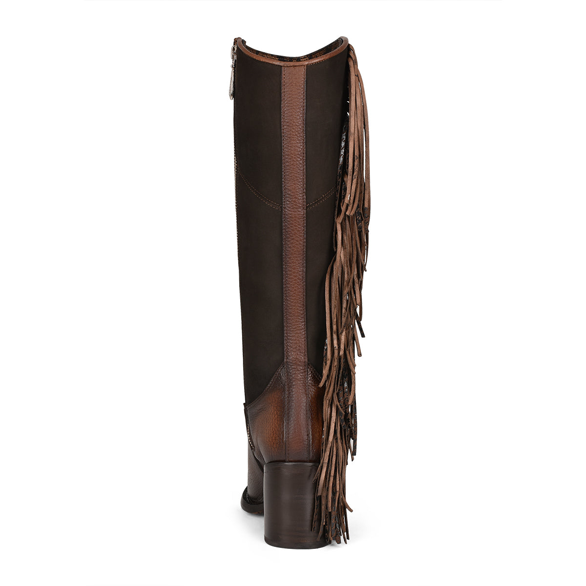 Cuadra Brown Studs & Fringe Pointed Toe CU695