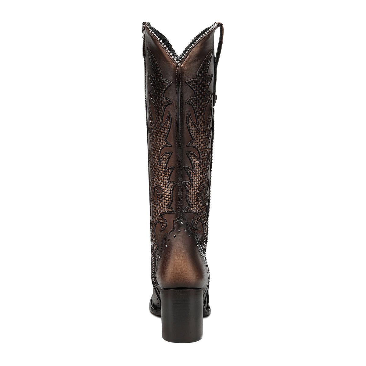Cuadra Embroidery & Zipper & Woven & Studs Point LD Honey CC338