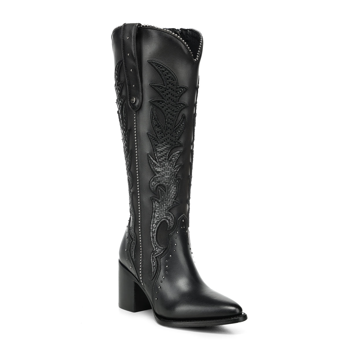 Cuadra LD Black Embroidery Woven & Studs CC337
