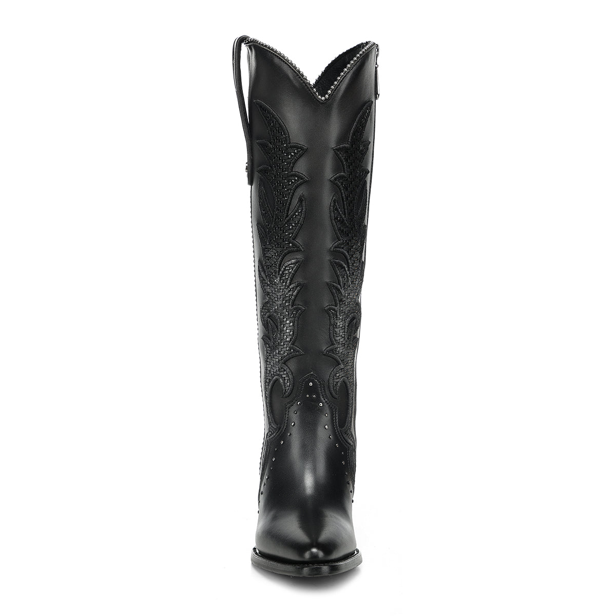 Cuadra LD Black Embroidery Woven & Studs CC337