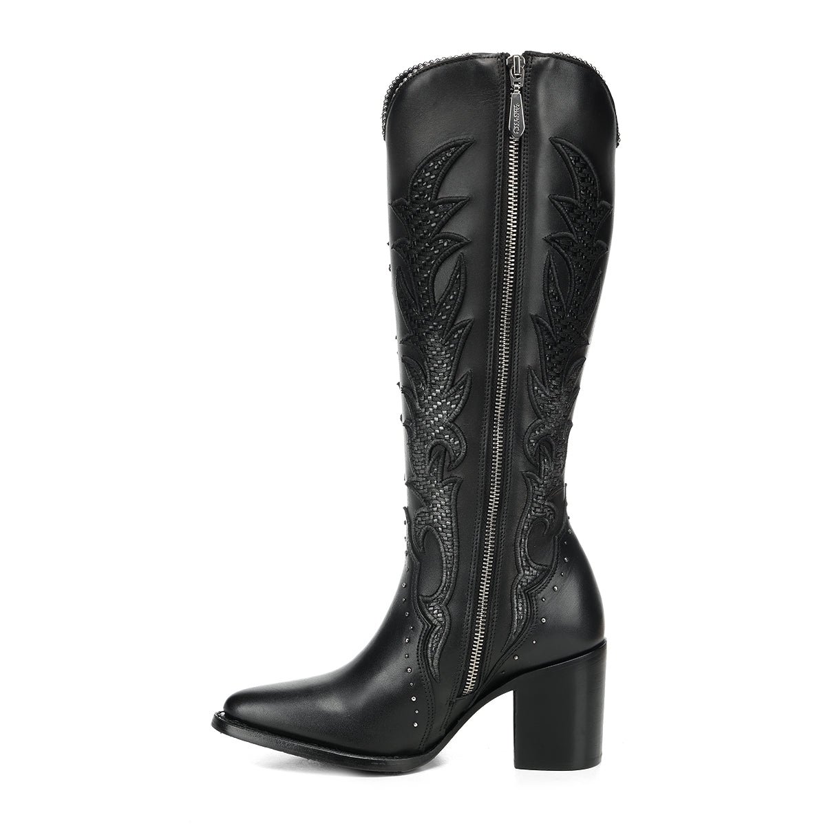 Cuadra LD Black Embroidery Woven & Studs CC337