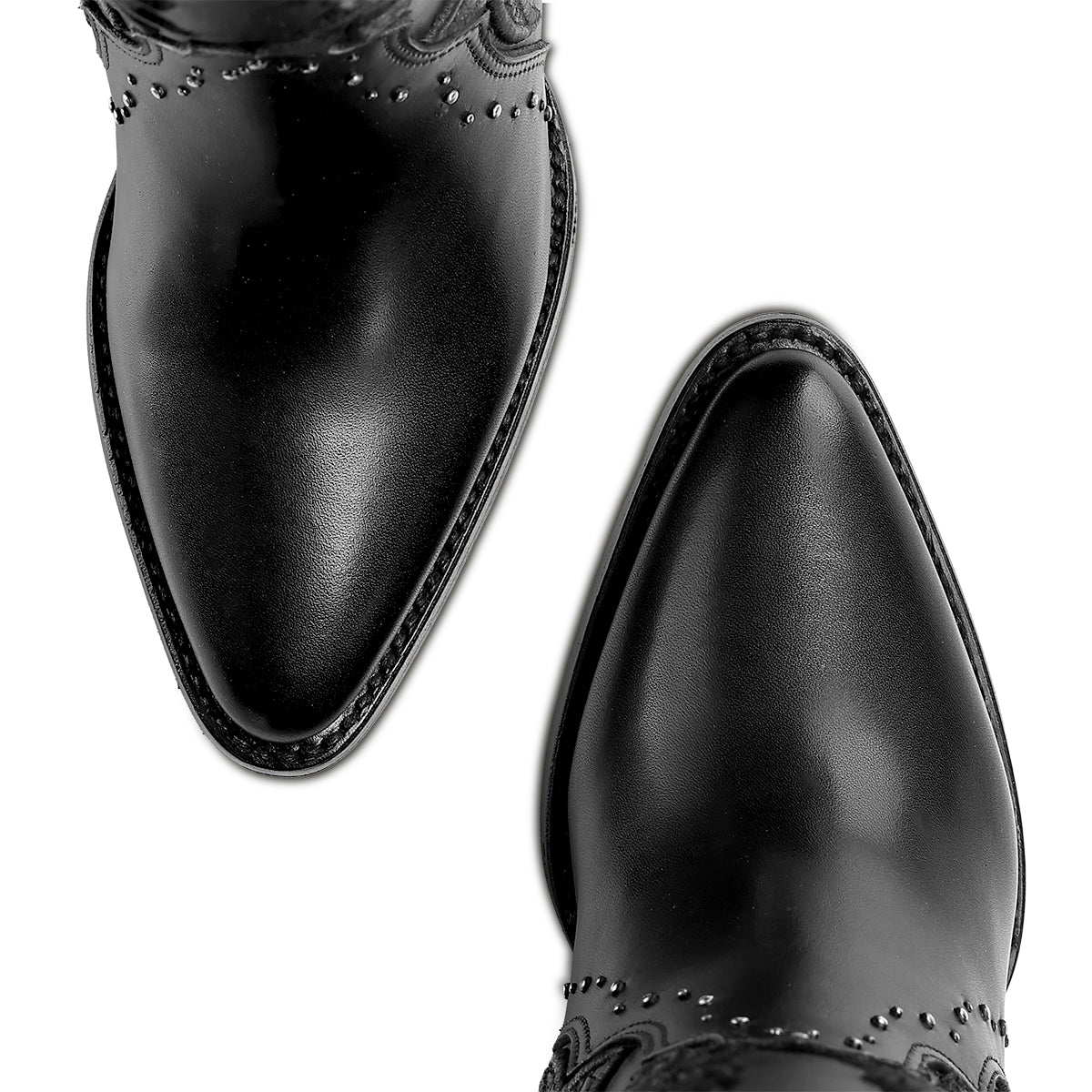 Cuadra LD Black Embroidery Woven & Studs CC337
