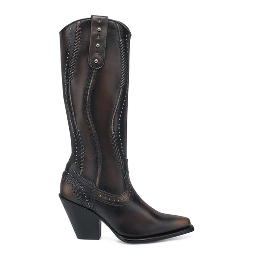 CHOCOLATE ZIPPER & WOVEN & STUD CC260