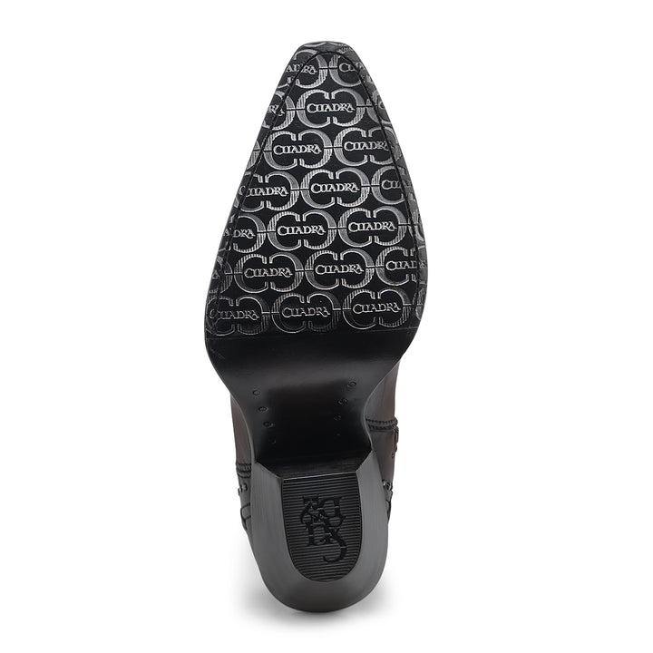 CHOCOLATE ZIPPER & WOVEN & STUD CC260