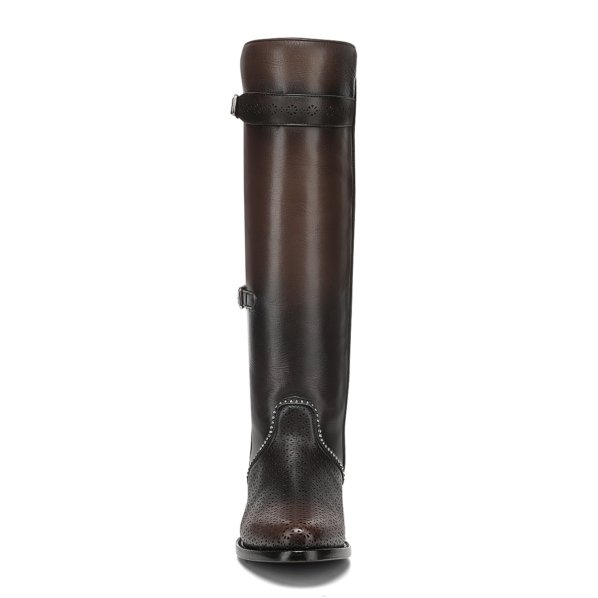 BROWN ELASTIC & LASER & STUDS CC263