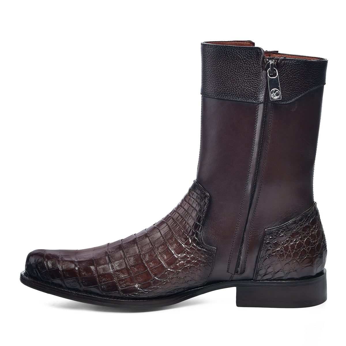 Cuadra Brown Caiman/Dark Brown Cowhide FC867