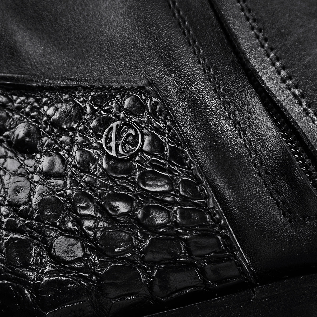 Cuadra Black Caiman Zipper FC865