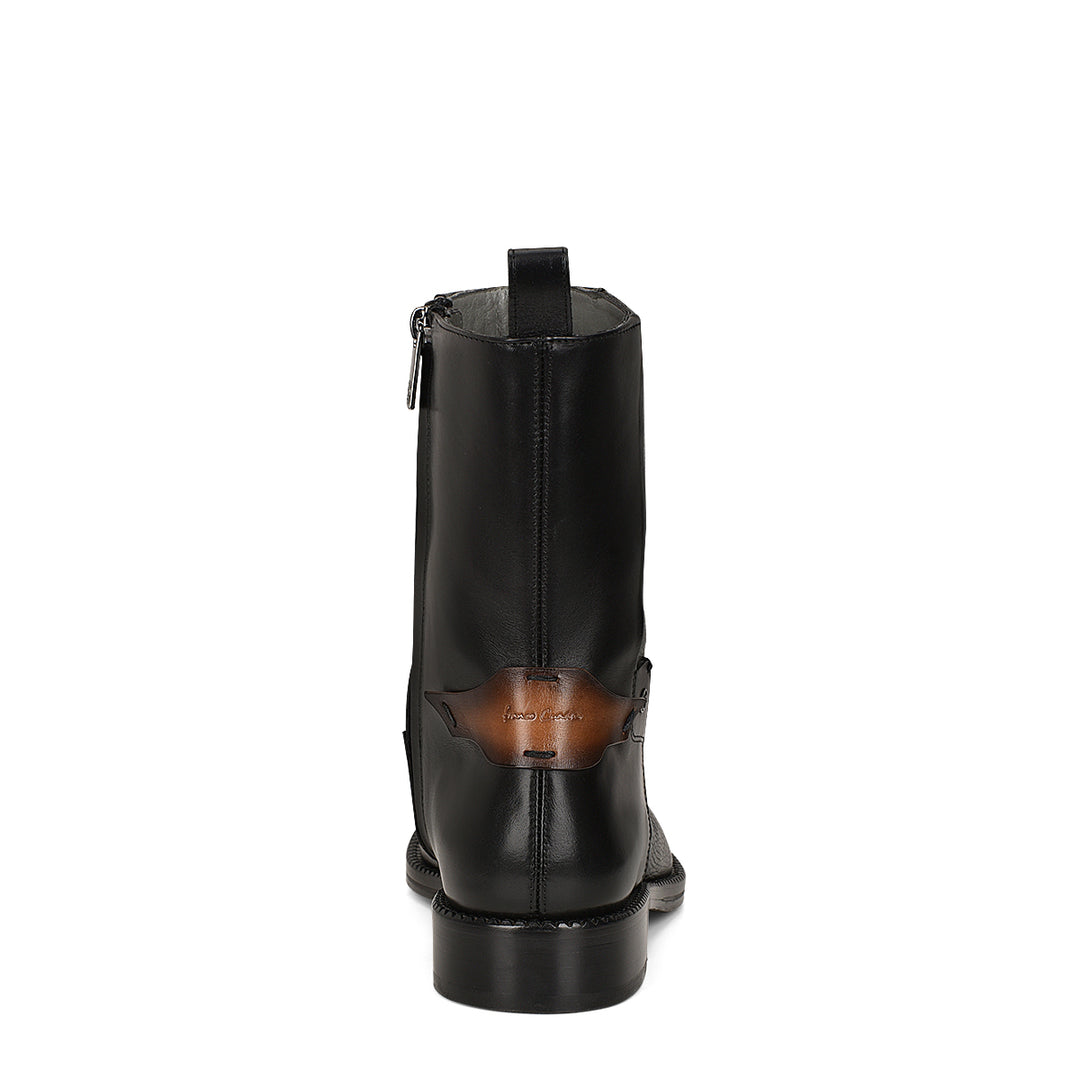 BOOT BLACK DEER/CALF