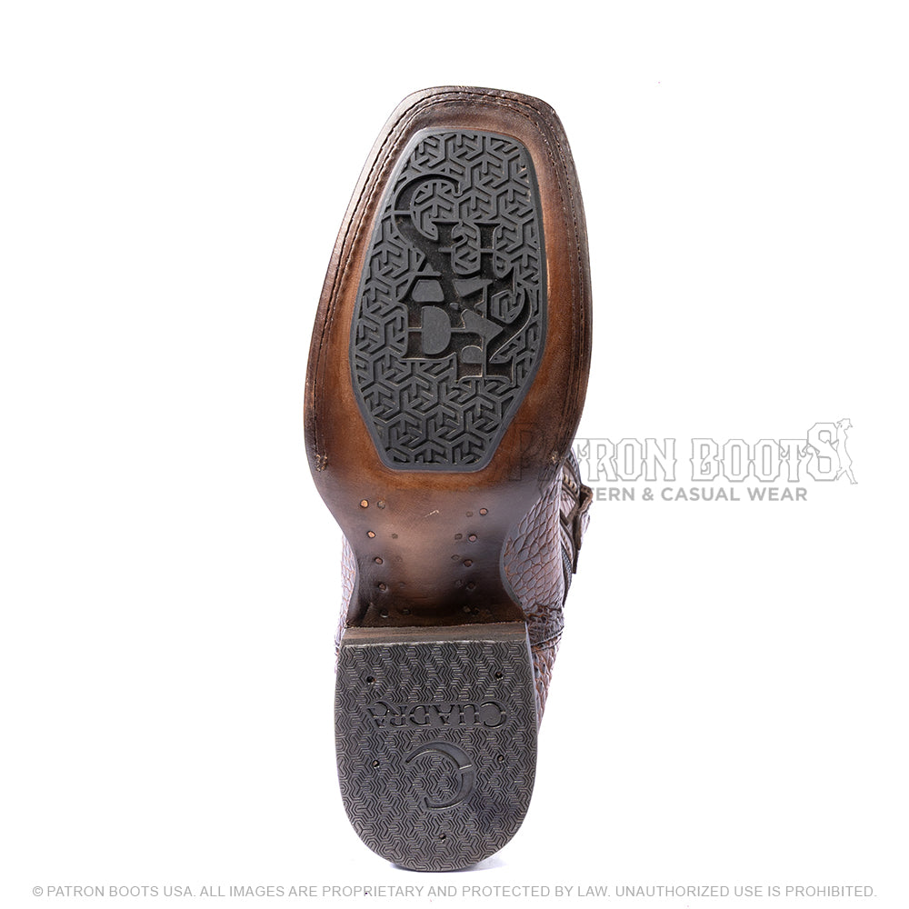 Imperio Cuadra Brooklyn Sand Alligator Laser & Embroidery with Belt CU924