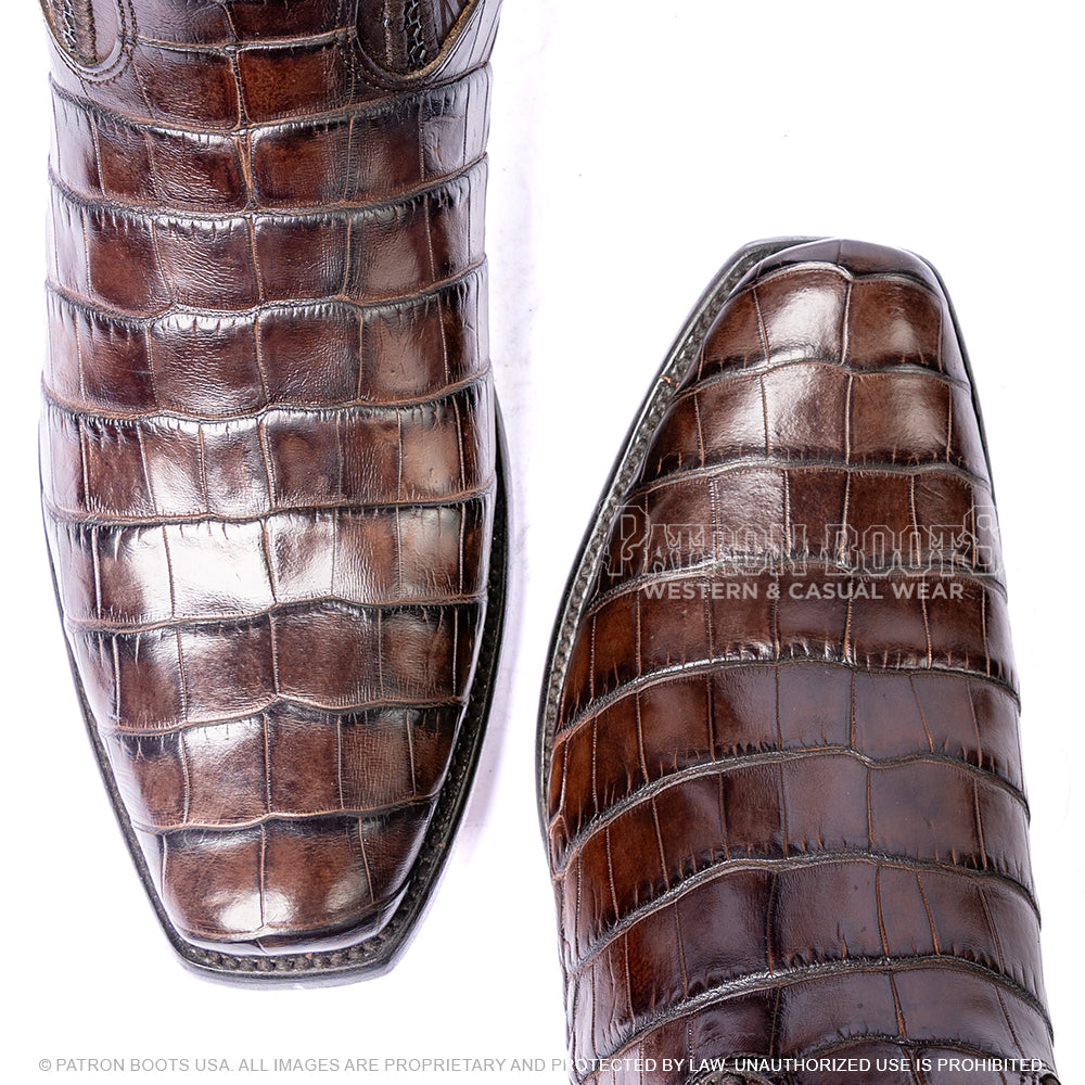 Imperio Cuadra Muxo Moka Alligator with Belt CU816