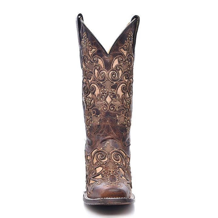Brown Inlay and Studs