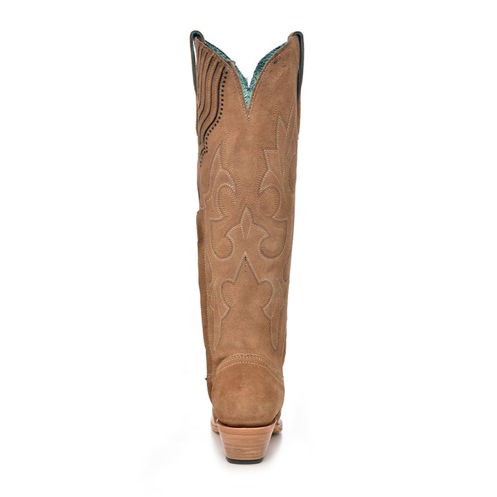 Toe Sand Suede Embroidery Snip Toe