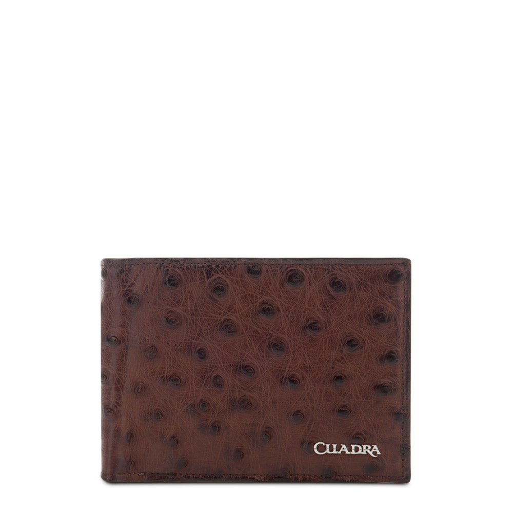 Cuadra Brown Ostrich Wallet DU295