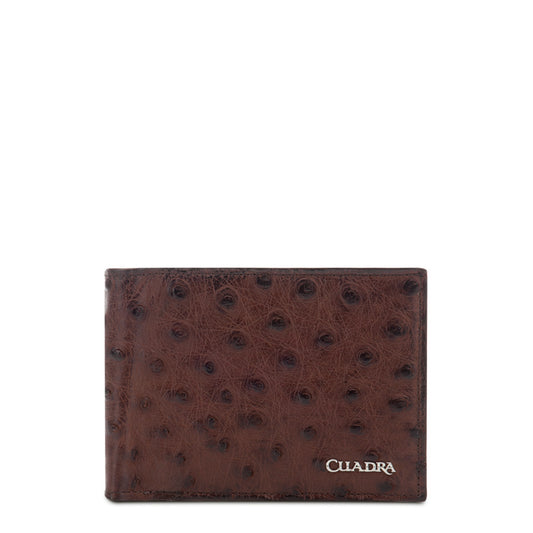 Cuadra Brown Ostrich Wallet DU295
