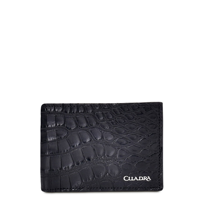 Cuadra Black Alligator Wallet DU466