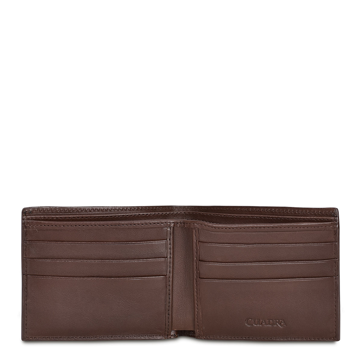 BROWN OSTRICH LEG WALLET