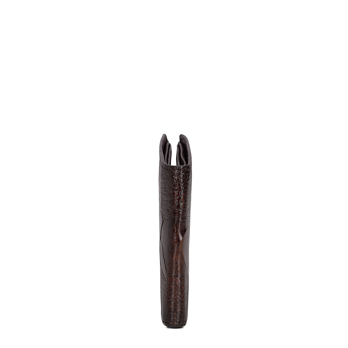BROWN OSTRICH LEG WALLET