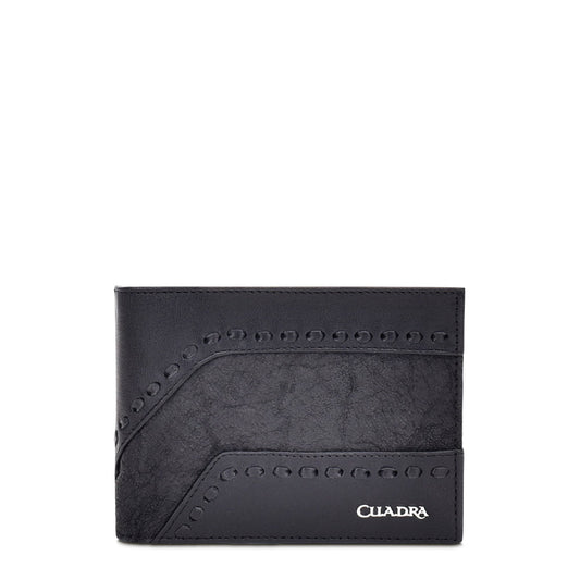 Negro Elephant Embroidery & Laser Wallet DU376