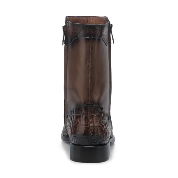 MAPLE CAIMAN ZIPPER ROUND TOE