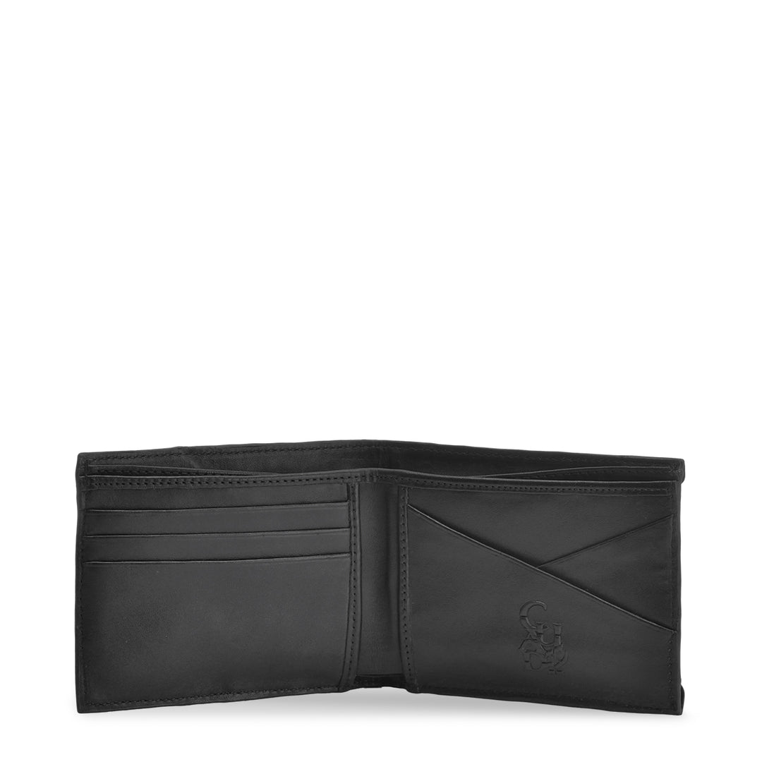 BLACK STINGRAY LASER & STUDS WALLET DU709