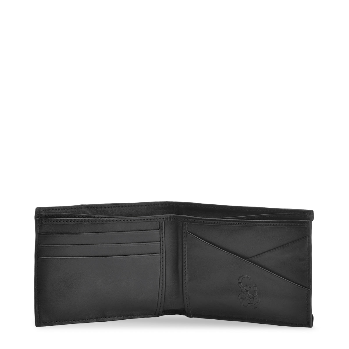 BLACK STINGRAY LASER & STUDS WALLET