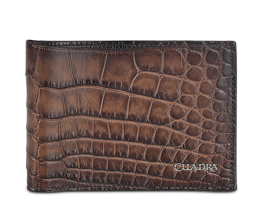 HONEY ALLIGATOR STUDS WALLET
