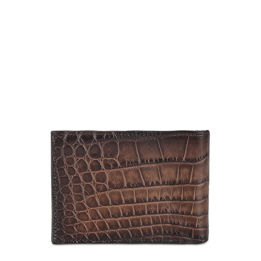 HONEY ALLIGATOR STUDS WALLET