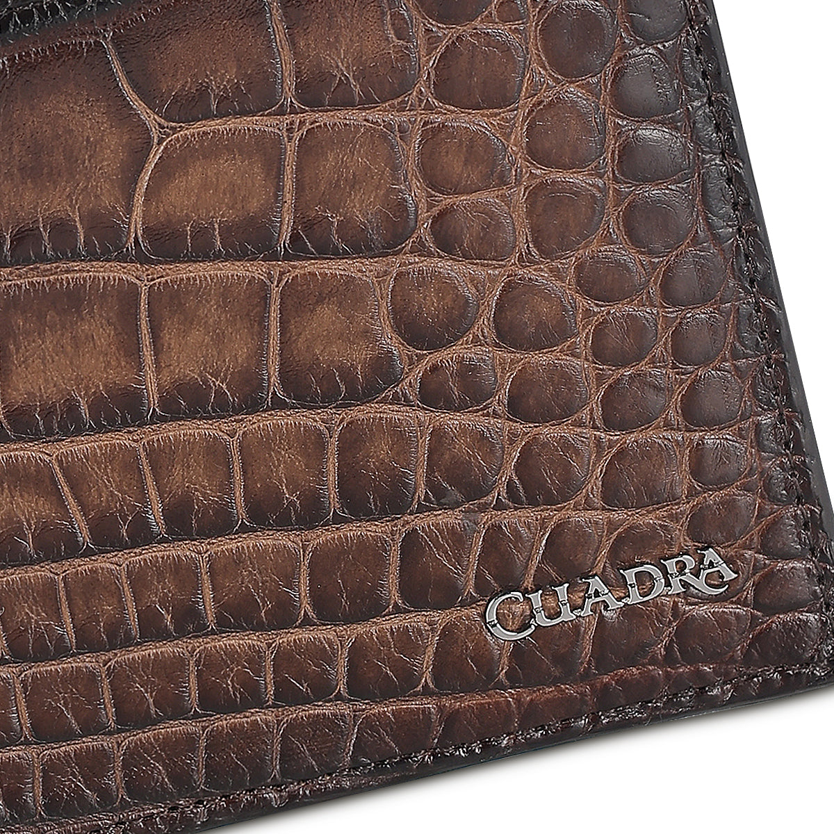 HONEY ALLIGATOR STUDS WALLET