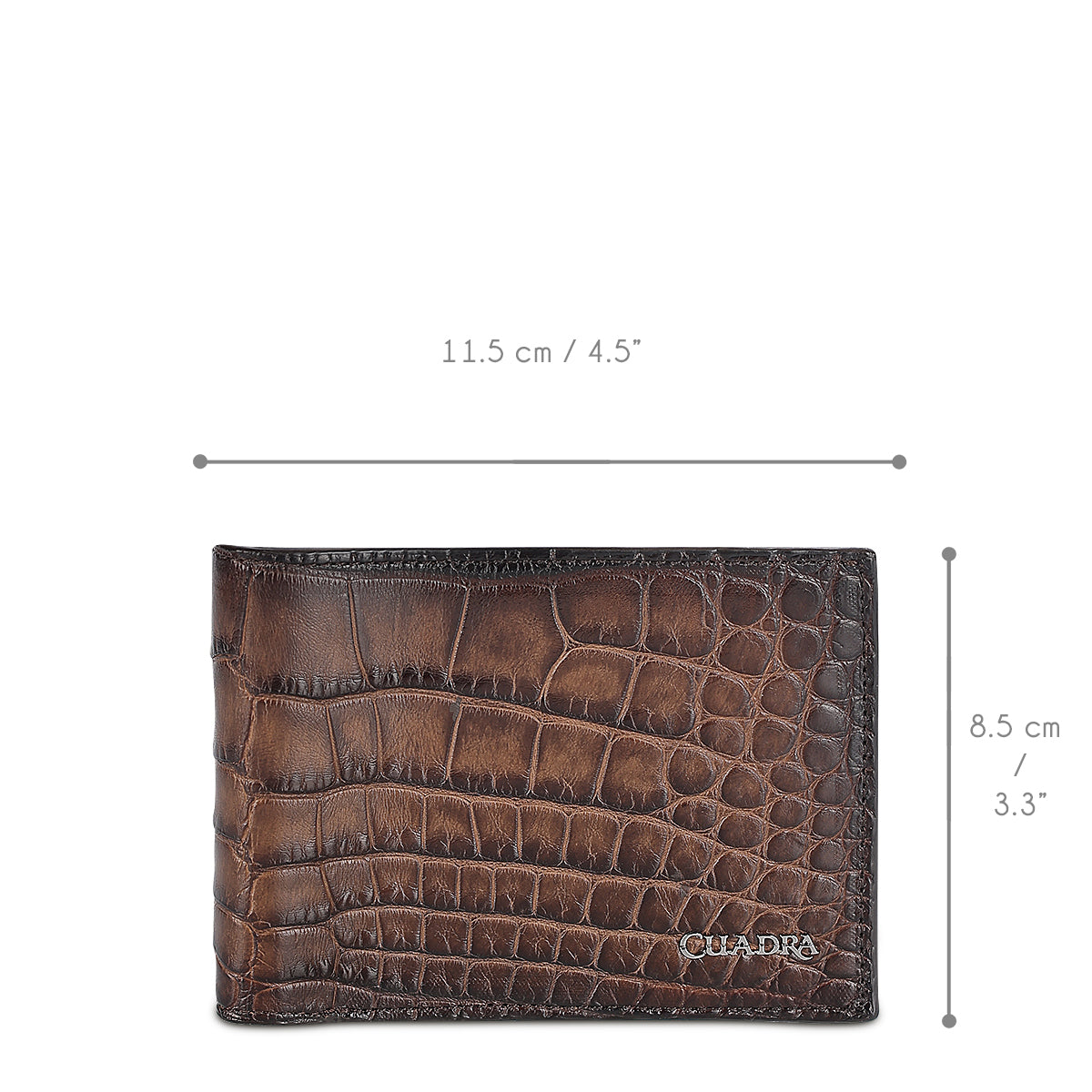 HONEY ALLIGATOR STUDS WALLET