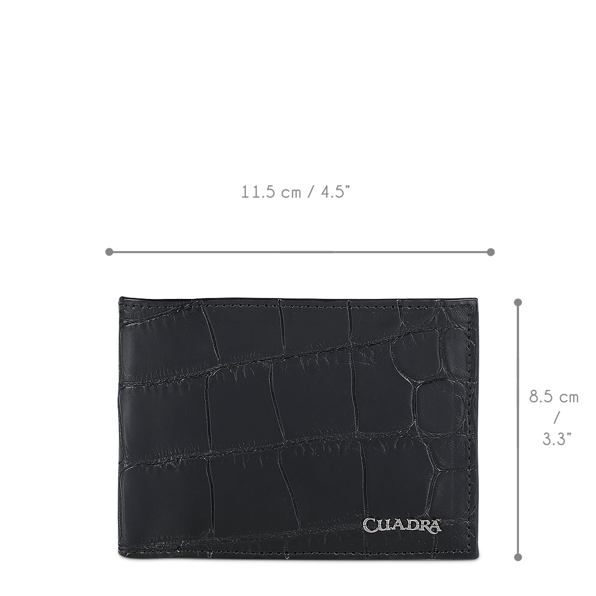 BLACK ALLIGATOR WALLET DU711
