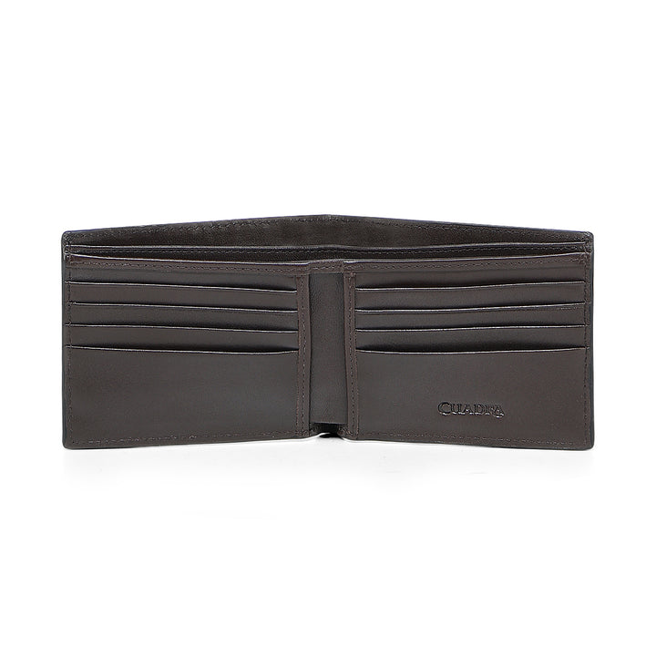 CUADRA-DU720-BLACK CAIMAN STUDS WALLET