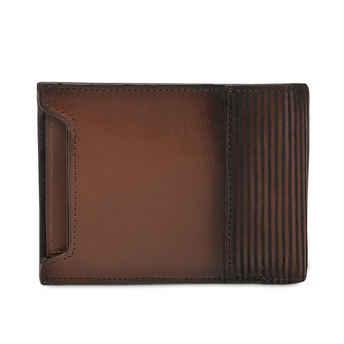 Cuadra Honey Alligator Stitching Wallet  DU774