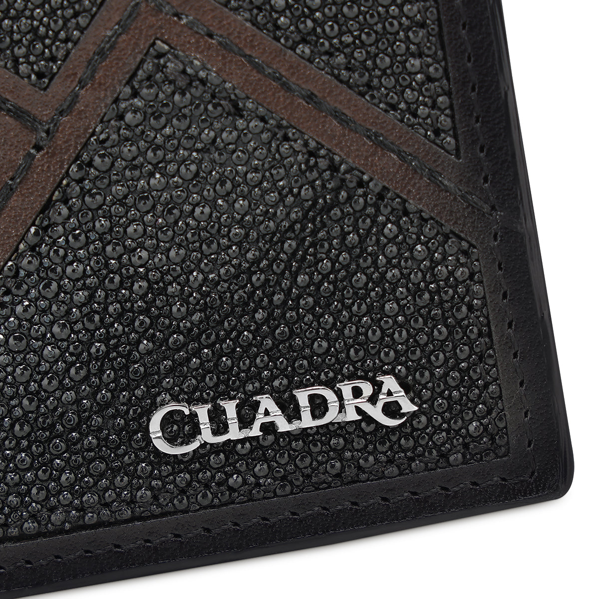 Cuadra Brown Stingray Stiching Wallet DU781