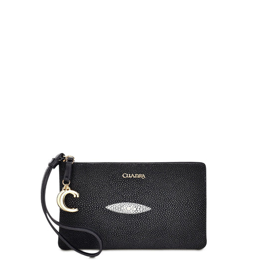 BLACK STINGRAY WALLET WOMEN DU330