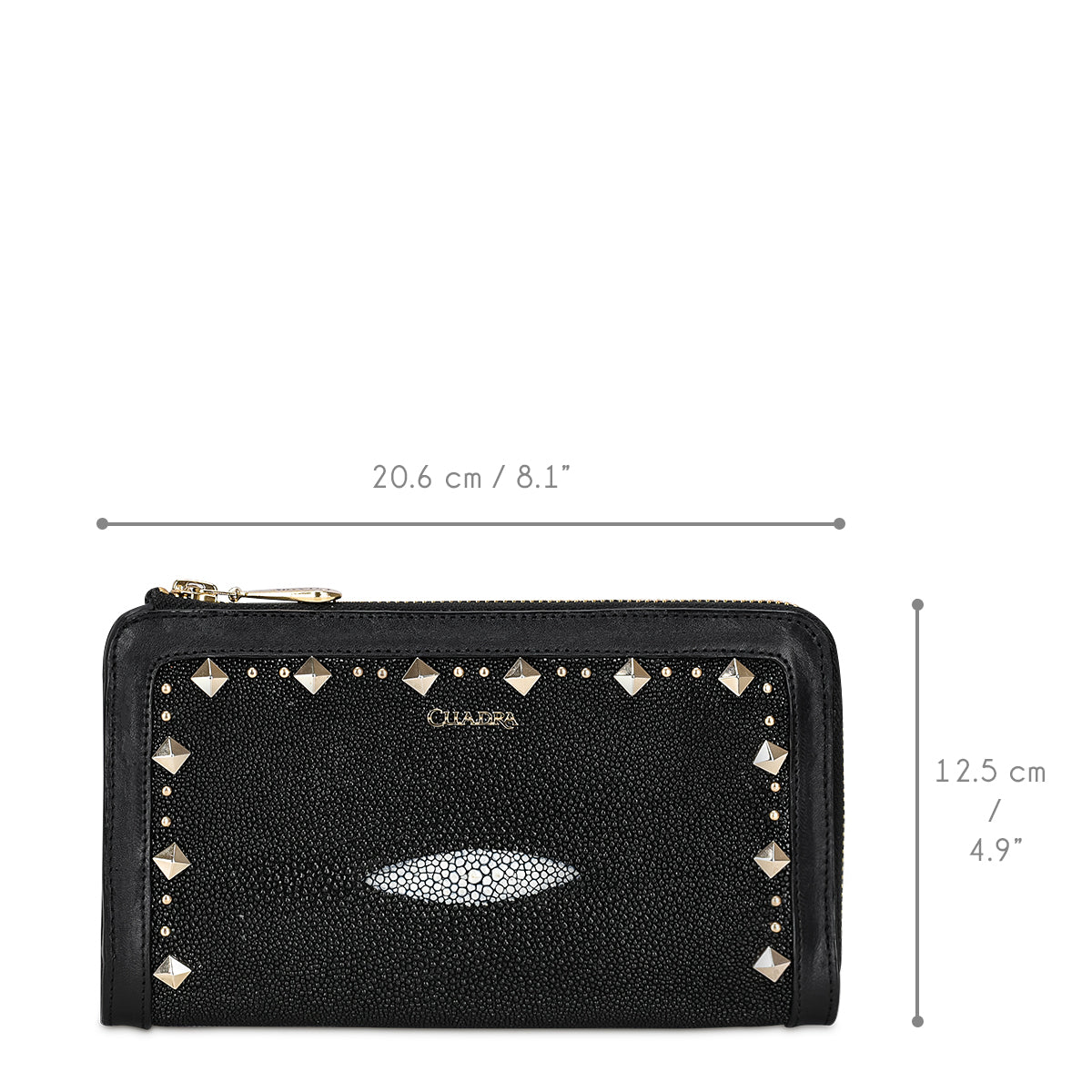 BLACK STINGRAY STUDS DU437