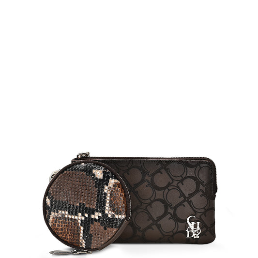 TAORMINA HONEY PYTHON WALLET DU554