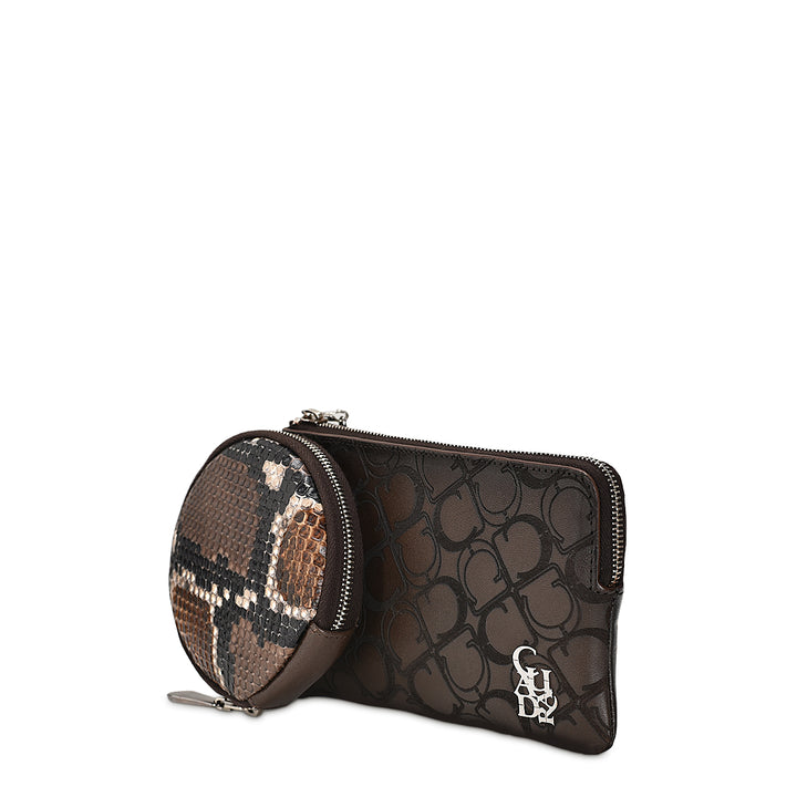 TAORMINA HONEY PYTHON WALLET DU554