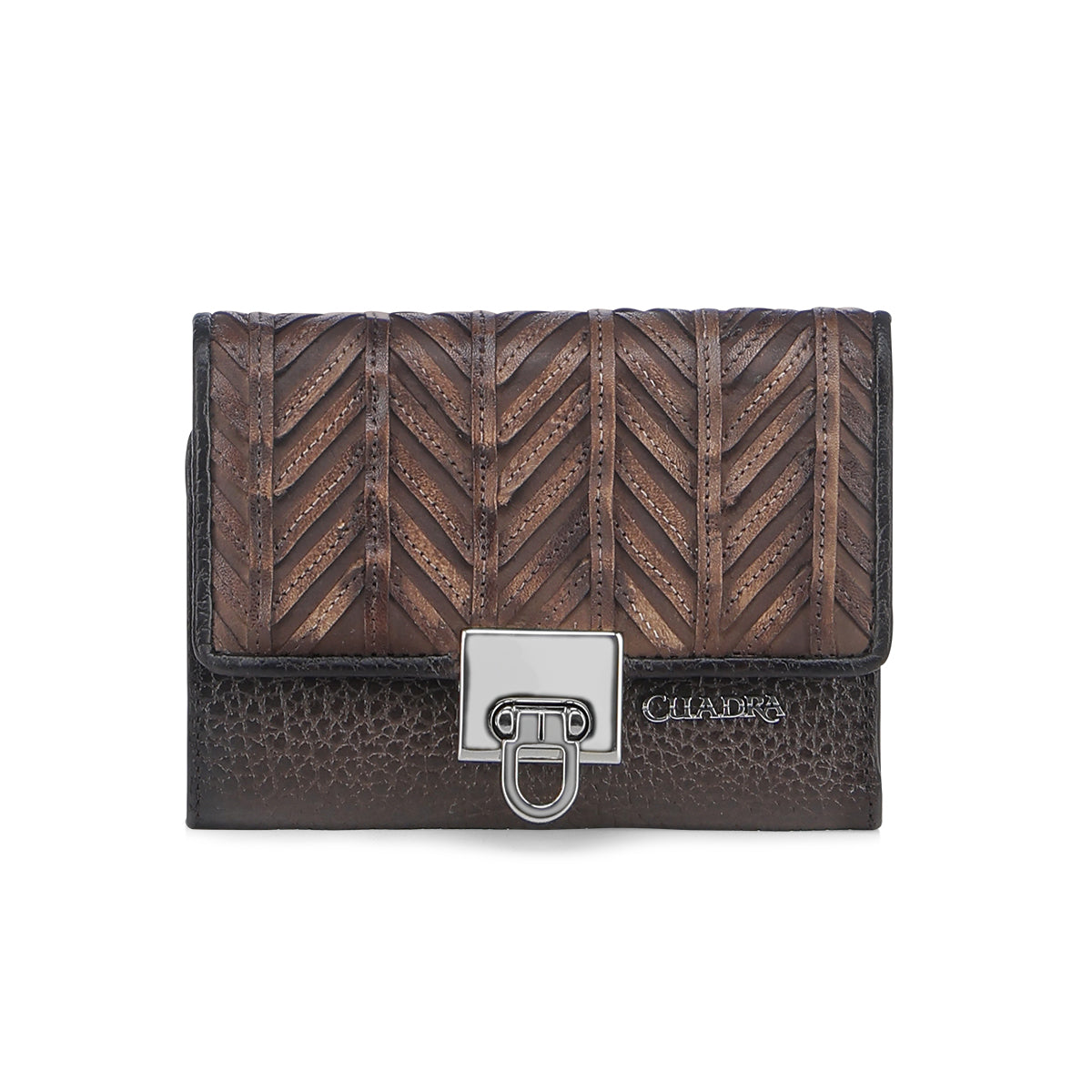 Cuadra Chocolate ZIpper Wallet DU671