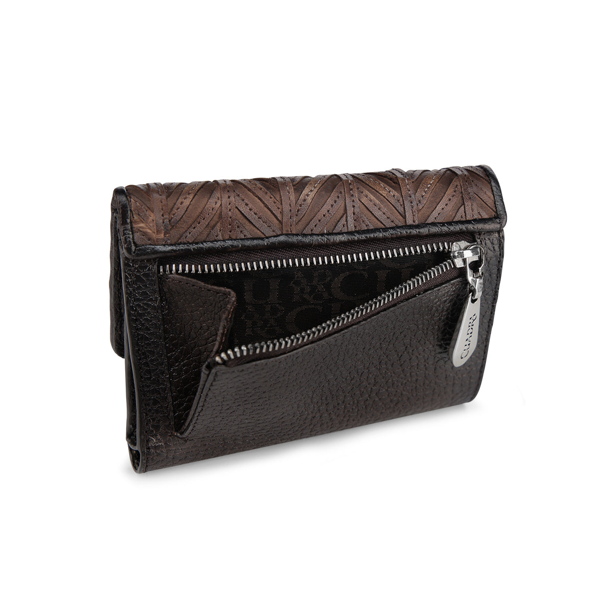 Cuadra Chocolate ZIpper Wallet DU671