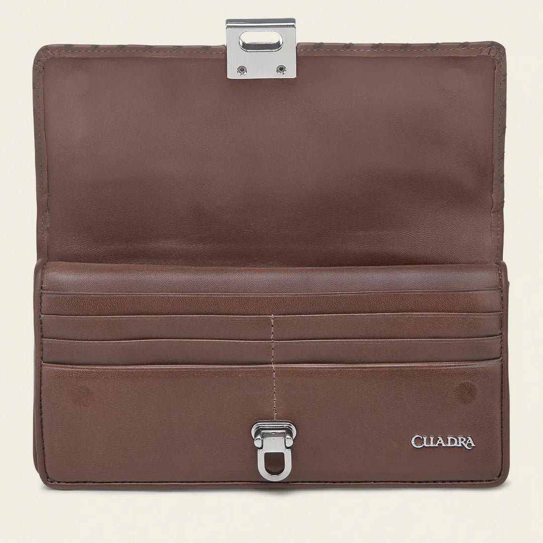 BROWN LÁSER WALLET DU673